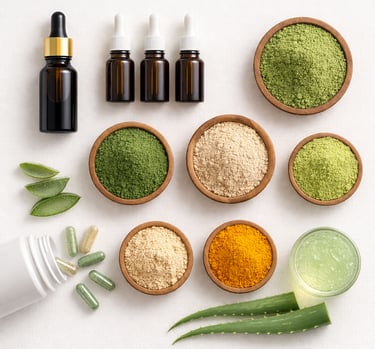 Herbal and natural plant extracts