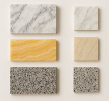 Marble and granite stone slabs and tiles for flooring and construction, natural stone export quality