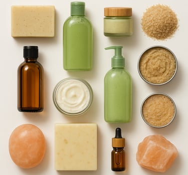 Natural skincare and body care products