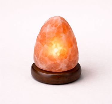 Mini Himalayan salt lamp bedside night glow light