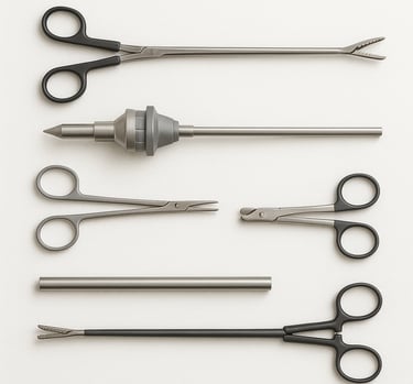 Laparoscopic instruments for minimally invasive surgery