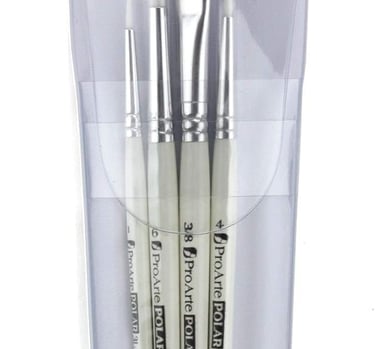 The brushes that the artist uses for her paintings