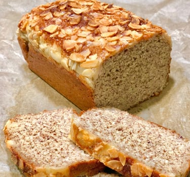 Pão de amêndoas e psyllium