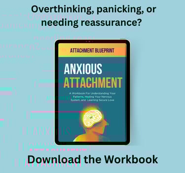 anxious attachment workbook