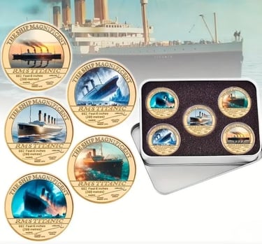 Médailles commémoratives du Tutanic