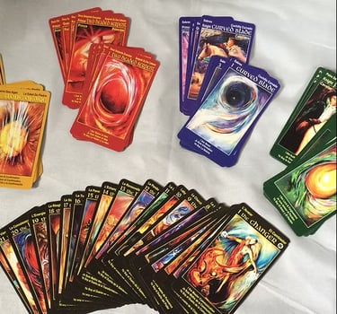 5 Elements Color Code Tarot Cards I Am ONE