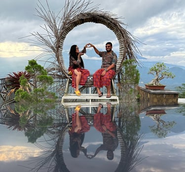 Mirror image in Bali