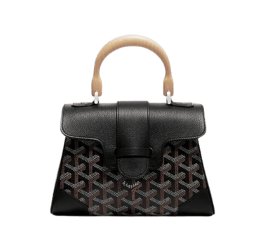 yellow app dhgate finds goyard siagon mini souple in black hand bag
