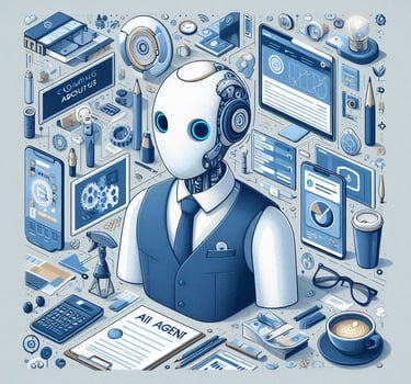 Agente "robo" atarefado