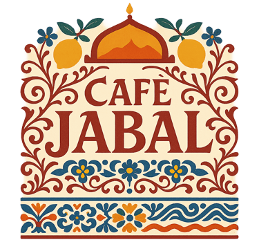 The Logo of cafe jabal - Libero Reina