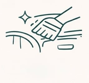 Dépoussiérage minutieux de l’habitacle et des surfaces intérieures à Nantes