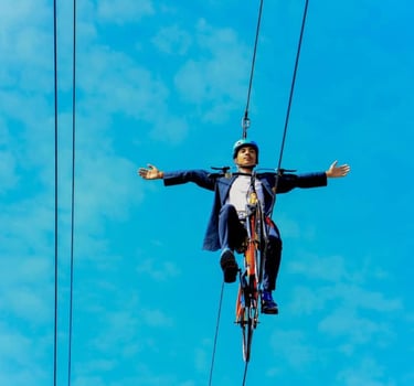 Sky Cycle Zipline SAM Zipline
