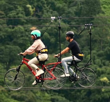 Sky Cycle Zipline by SAM Zipline