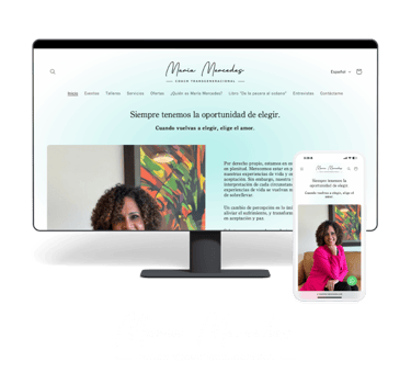 a computer monitor screen showing a photo of a woman's profile