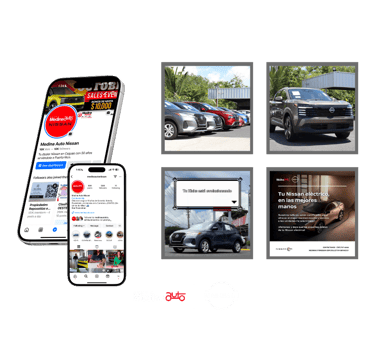 a phone screen showing a picture of a car with a red button