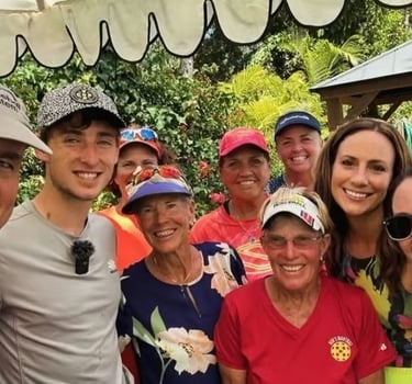 Dylan Frazier with some fans
