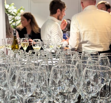Sommelier hosting private wine tasting experience in London