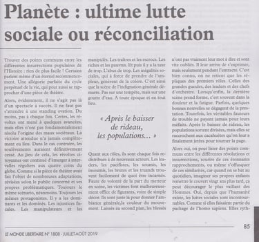 article convergence des luttes écologie le monde libertaire partie 1