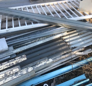roofing fencing scrap metal