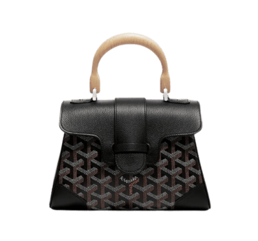 yellow app dhgate finds goyard siagon mini souple in black hand bag