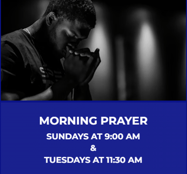 Morning Prayer dates ad time