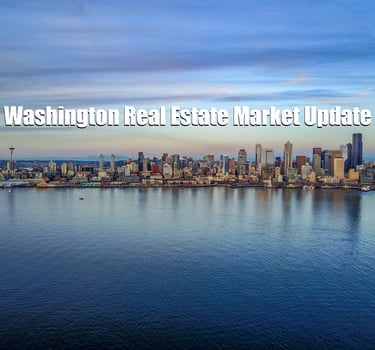 Washington Real Estate Market Update and Seattle Skyline before new waterfront