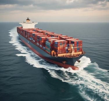 A vibrant assortment of Indian rice grains, spices, and fresh produce artfully arranged on a rustic wooden table.