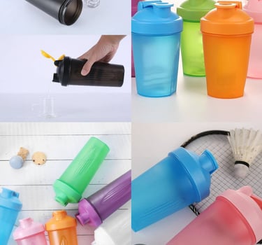 Fabricant de shakers plastiques. Impression de vos logos.