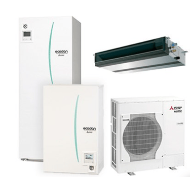 Mitsubishi Luft-Wasser-Wärmepumpen Wärmepumpen