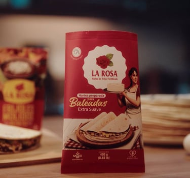 Comercial Harina para baleadas LA ROSA