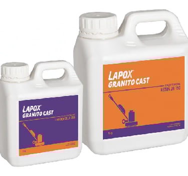 Lapox granito cast, resin and hardener