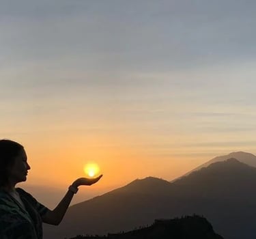 Sunrise at Mount Batur