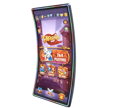 claratech's j curved screen for gaming side look 002