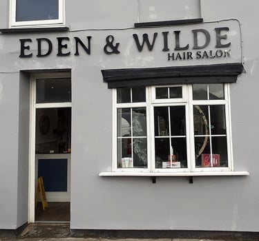 Front of Eden Wilde hair salon