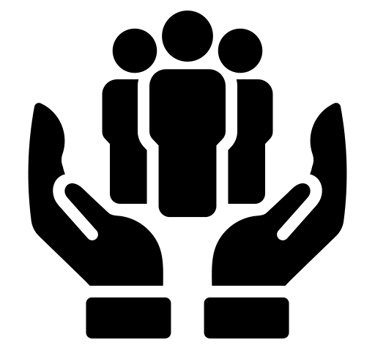 an icon representing human resources