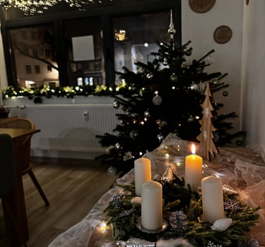 Ambiance de Noël, chez Marmite & Papillote, cuisine conviviale