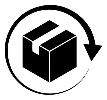 a black and white picture of a box - like box - like box - like