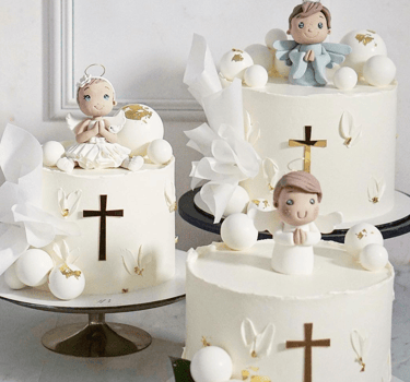 Tort komunijny z motywem religijnym