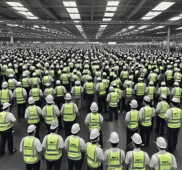 A friendly electrician assisting a customer.