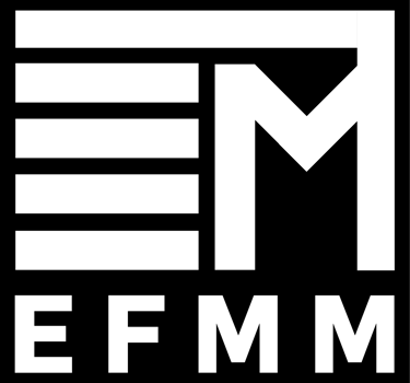 a logo for efmm