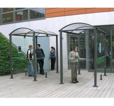 Rūkymo stoginės Rūkymo vietos