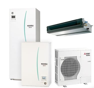Mitsubishi Aerotermias Bombas de calor