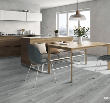 G-F Installed laminate flooring