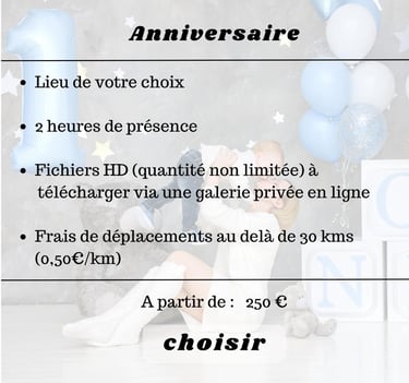shooting photo anniversaire