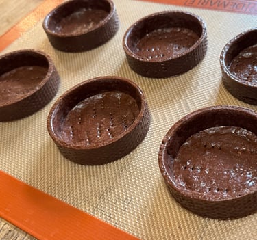 fonds de tarte chocolat