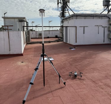 GPS RTK para puntos de control