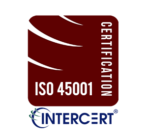 Certification ISO 45001  given to BRB Engineering that guarantees safety in the workplace