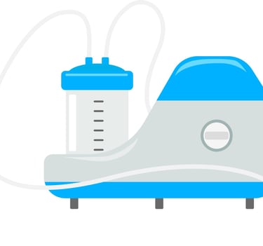 "جهاز الشفط السلبي VAC الفاكيوم لعلاج الجروح مثل القدم السكري وقرح الفراش والجروح المستعصية."ز"