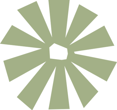 Woodcut of a flower.