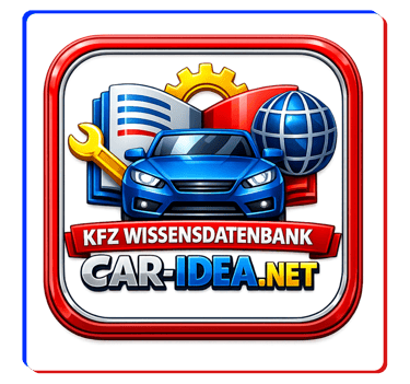 Preis für KFZ Wissensdatenbank Car-Idea.net featuring a blue car, globe, and wrench tool.